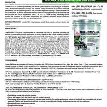 Triax Agra UTTO Supreme - Full Synthetic Tractor Hydraulic, Transmission & Wet Brake Oil, All Season Formulation - Replaces 99% of OEM Tractor Fluids (1 Gallon (Pack of 1))
