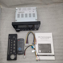 iRV Technology iRV32V2 AM/FM/CD/DVD/MP3/MP4/HDMI in&Out w/ARC/Digital 2.1/Surround Sound/Bluetooth/CEC/NFC,3 Zones Wall Mount RV Radio Stereo w/APP Control, USB Using 5V Charging Both Android&Apple