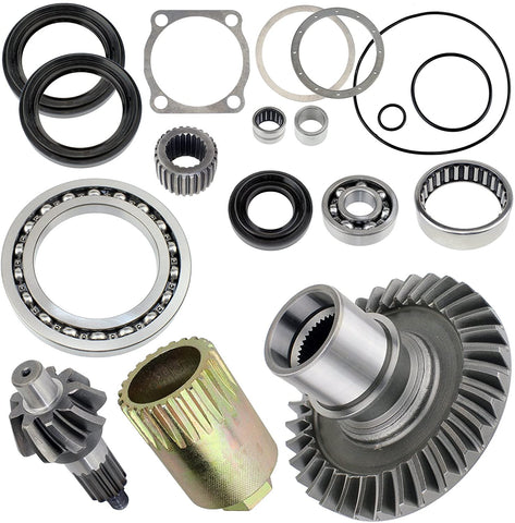 Caltric Complete Rear Differential Rebuild Kit Compatible with Yamaha Grizzly 660 Yfm660 2002-2008