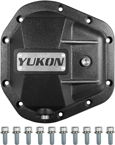 Yukon Hardcore Rear Nodular Iron Differential Cover for Wrangler JL Dana 44 Rear (YHCC-D44JL-REAR)
