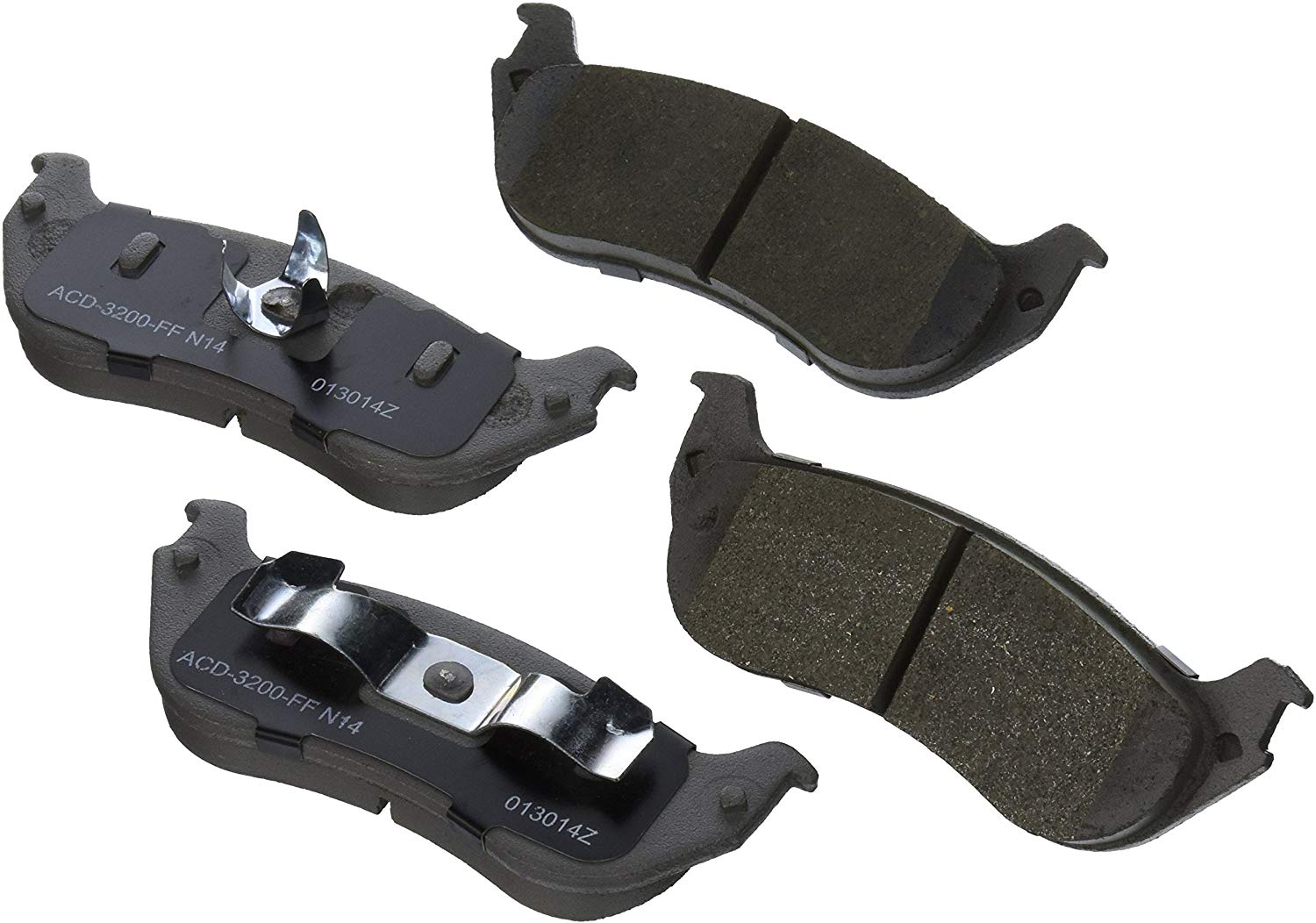 ACDelco 14D881CH Advantage Ceramic Rear Disc Brake Pad Set