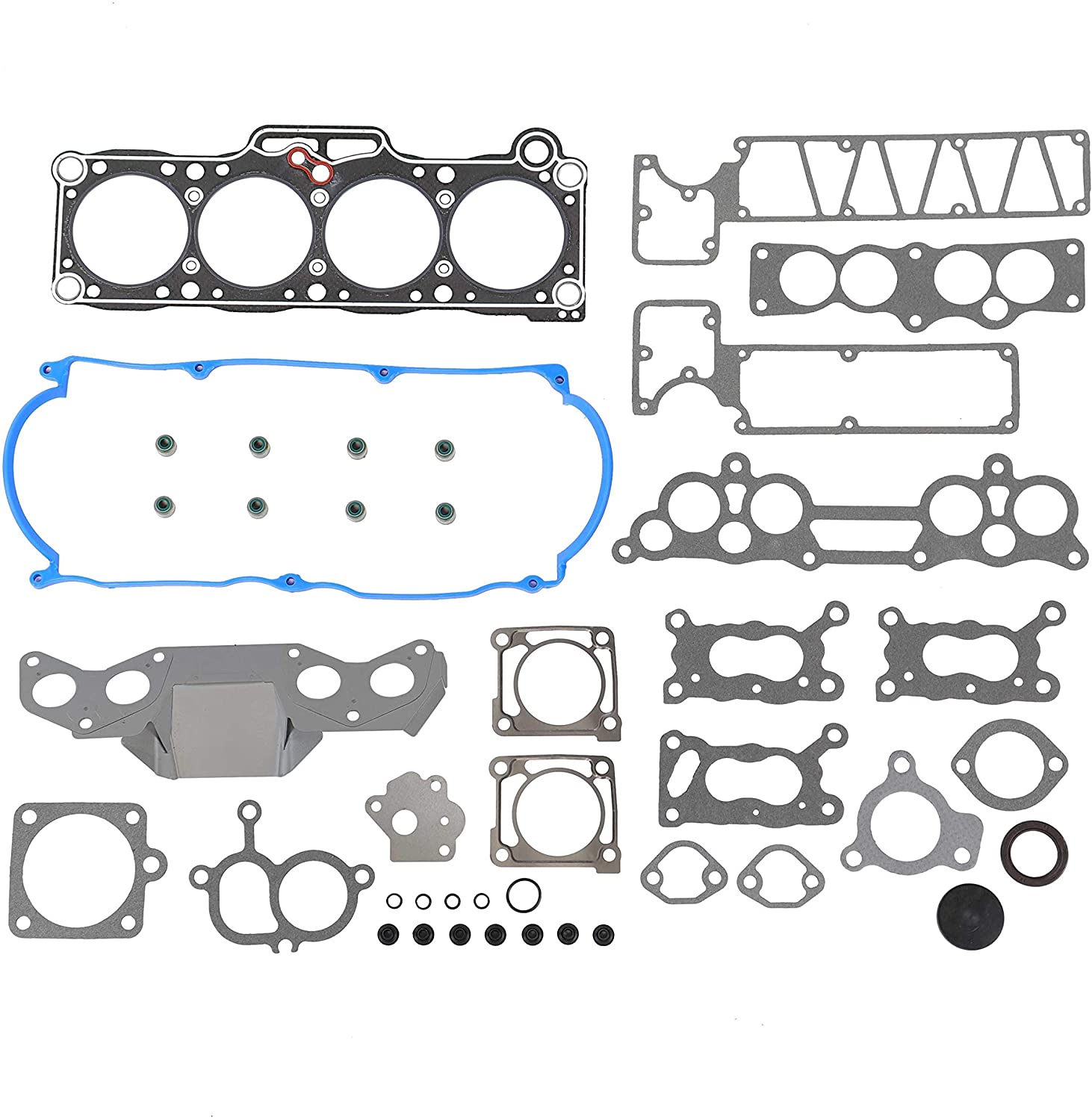 DNJ HGS408 Graphite Head Gasket Set for 1987-1993 / Mazda / B2200 / 2.2L / SOHC / L4 / 8V / 2184cc
