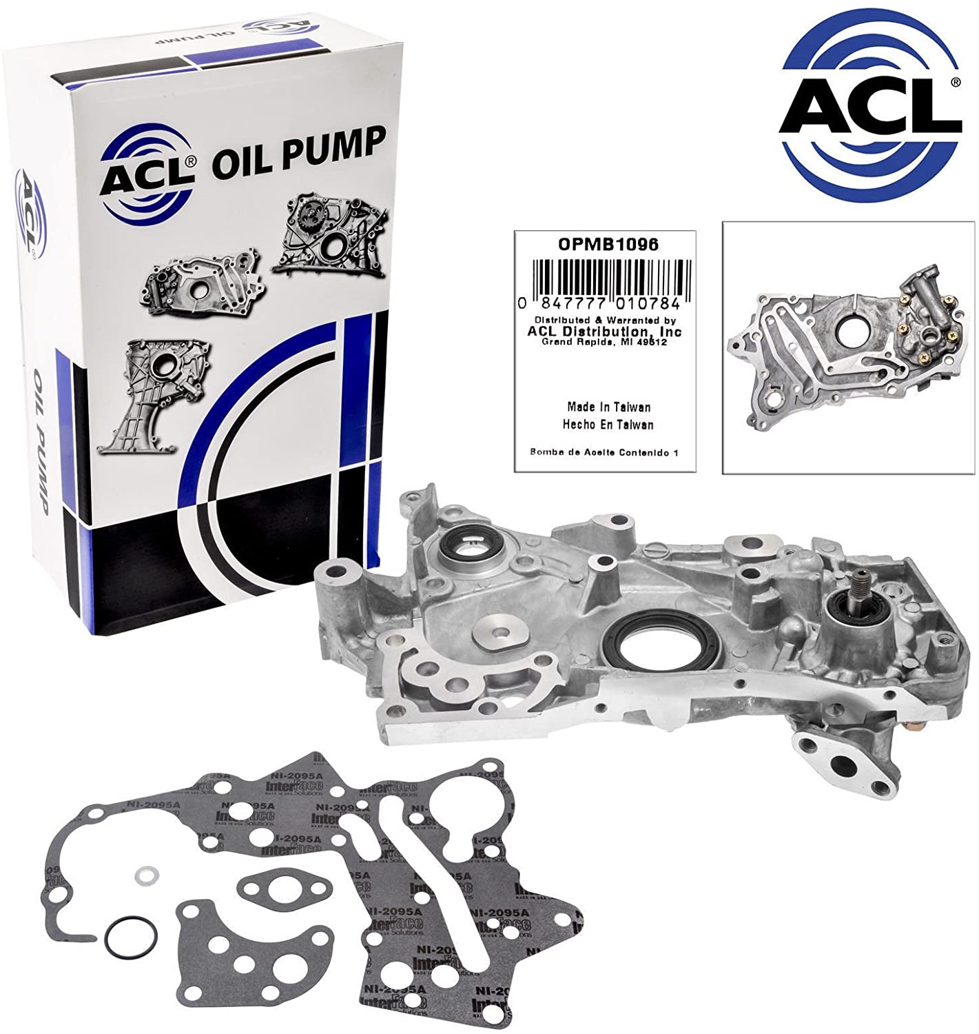 NEW ACL Oil Pump OPMB1096 for Mitsubishi Eclipse GST GSX 1G 6 Bolt 89-92 4G63T (GST GSX 1G 6 Bolt) (GST GSX 1G 6 Bolt)