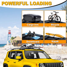 AUXMART Roof Rack Cross Bars Fit for 2014 2015 2016 2017 2018 2019 2020 Jeep Renegade, Black Rooftop Luggage Rack Rail Replacement,Aluminum Cargo Carrier Bars OE Style