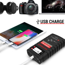 AUTOGEN 1500A 18000mAh Smart Portable Car Jump Starter (8.0L Gas & 6.0L Diesel Engines), 12V Auto Battery Booster Charger, Power Pack Jumper Box Pack for Trucks SUV, LCD Display