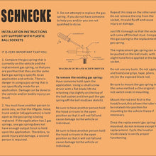 Schnecke 2Pcs 22.25 Inch Front Hood Lift Supports Struts Shock Gas Spring Prop Rod Fits For 2011-2018 Jeep Grand Cherokee (Fits SUV Only With Factory Aluminum Hood)