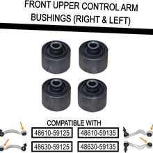 AUTOACER - 10 Piece Control Arm Bushings Upper Lower Front Rear Kit - Compatible With LEXUS LS460 LS600H