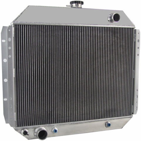 OzCoolingParts 66-79 Ford Radiator, Pro 3 Row Core Aluminum Radiator for 1966-1979 Ford F100 F150 F250 F350 Bronco Truck Pickup V8 Engine, Automotive Engine Radiators