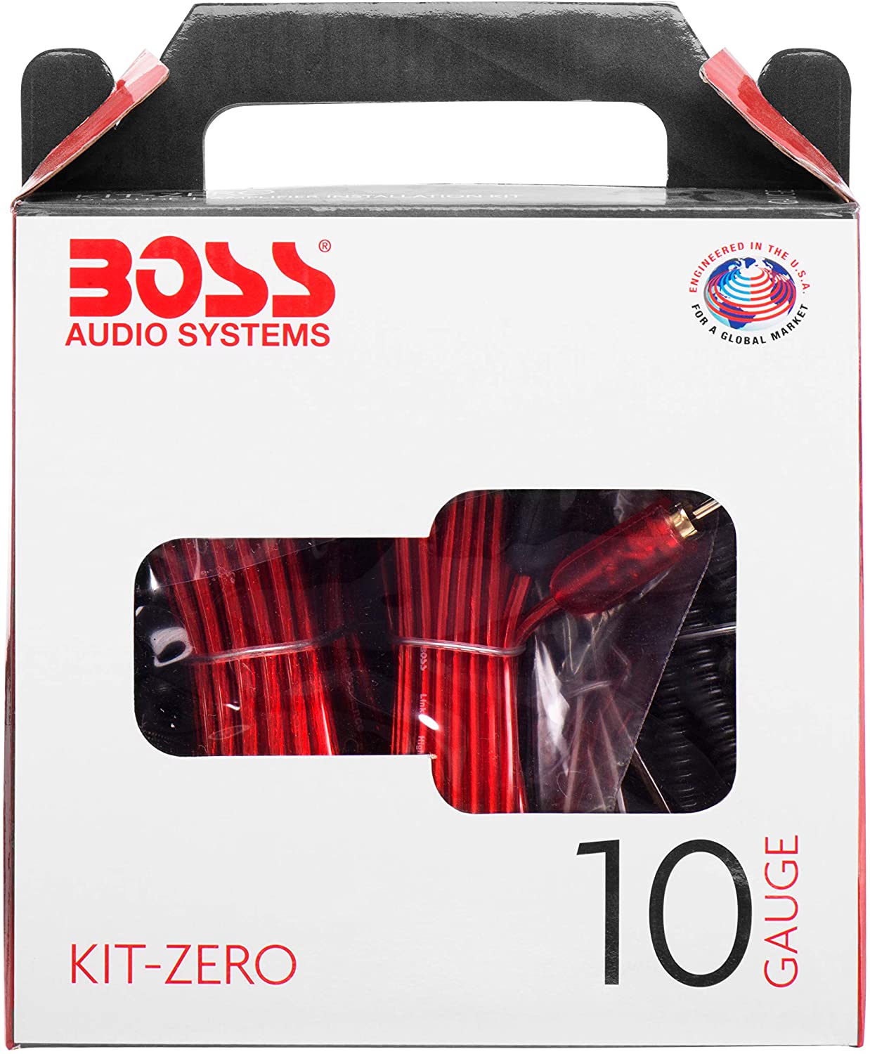 BOSS Audio Systems KIT2 8 Gauge Amplifier Installation Wiring Kit - A Car Amplifier Wiring Kit Helps You Make Connections and Brings Power To Your Radio, Subwoofers and Speakers
