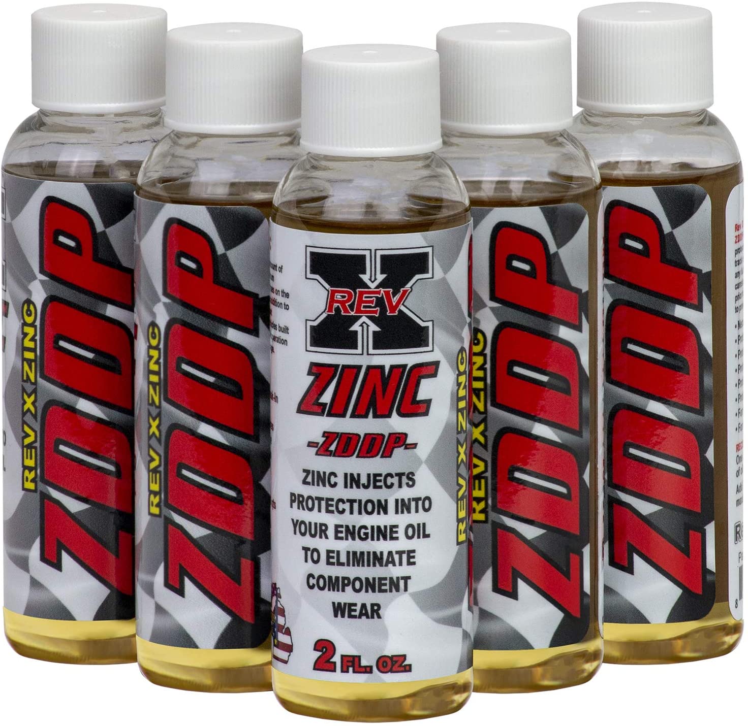 REV X ZDDP Oil Additive - Zinc for Flat Tappet Cams & Engine Break in (5)