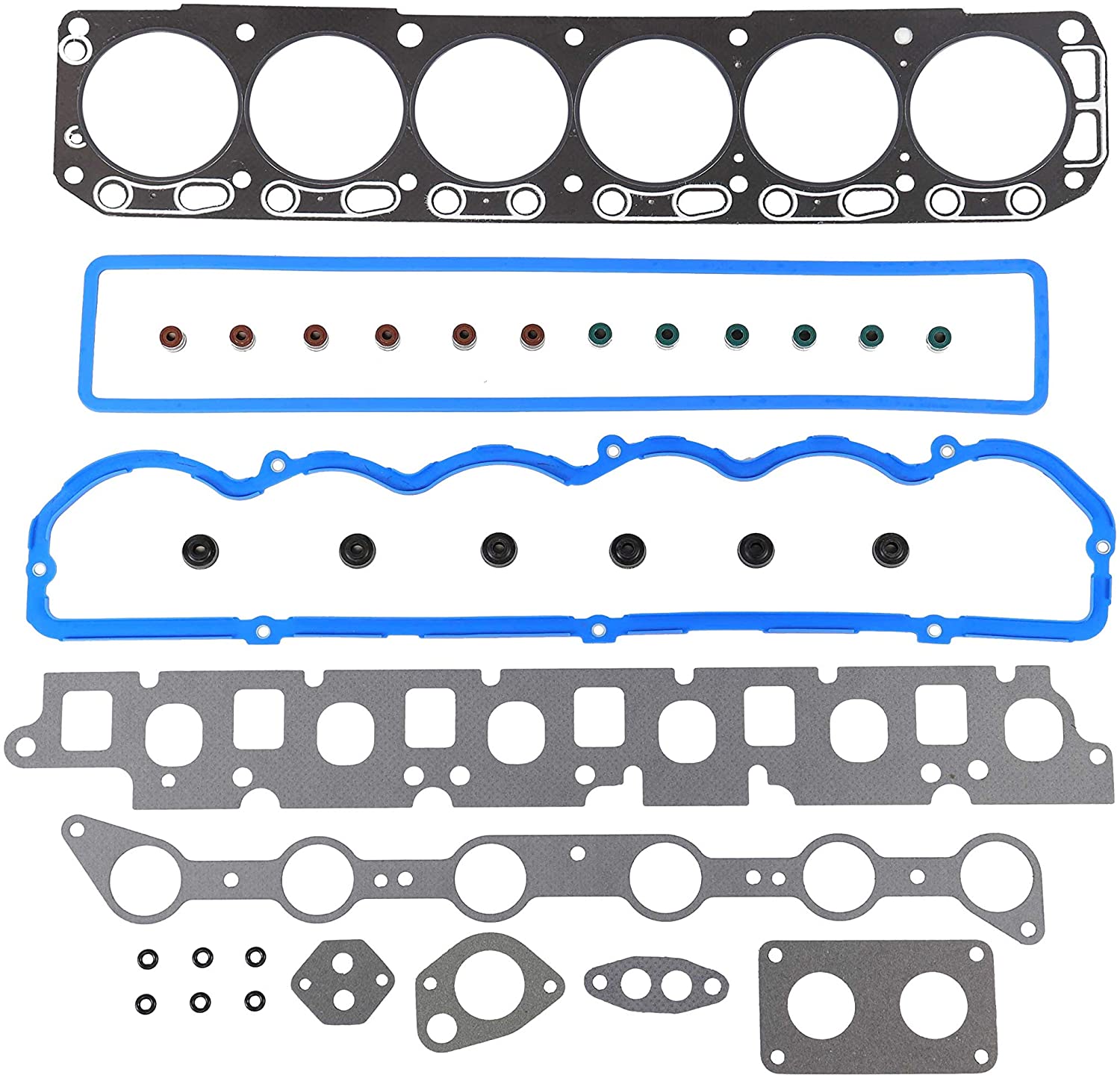 DNJ HGS4107 Graphite Head Gasket Set/For 1993-1996 / Ford/E-150, E-250, F-150, F-250, F-350/4.9L / OHV / 12V / 300cid Y