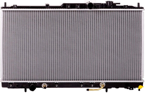 Lynol Cooling System Complete Aluminum Radiator Direct Replacement Compatible With 1999-2002 Mitsubishi Galant DE ES LS 4 Cylinder 2.4L