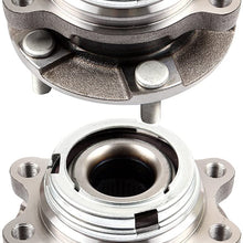 AUTOMUTO Wheel Hub Bearing, 513296 Front 5 Lugs Fit Infiniti Jx35/Infiniti Qx60/Nissan Murano/Nissan Altima/Nissan Maxima/Nissan Pathfinder 2007-2015(Pack of 2)