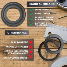 15pcs Oil Drain Plug Crush Rubber Washer Gasket Black Seal – 12mm Replacement for Buick/Cadillac/Chevrolet/GMC/Hummer/Oldsmobile/Pontiac/Saturn - OEM 12616850 Fits for GM 1975-2021 by AUTOMAJOR