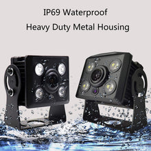 Wired Backup Camera System Kit,5’’ LCD Rear View Monitor with IP69 Waterproof,1080P Vehicle Back up Cam IR Night Vision Wide View Angle for RV Trailer,5th Wheels,Tractor,Trucks