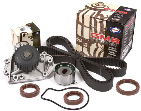 Evergreen TBK227WP2 Compatible With Honda Civic Si VTEC 1.6L B16A2 Timing Belt Kit GMB Water Pump