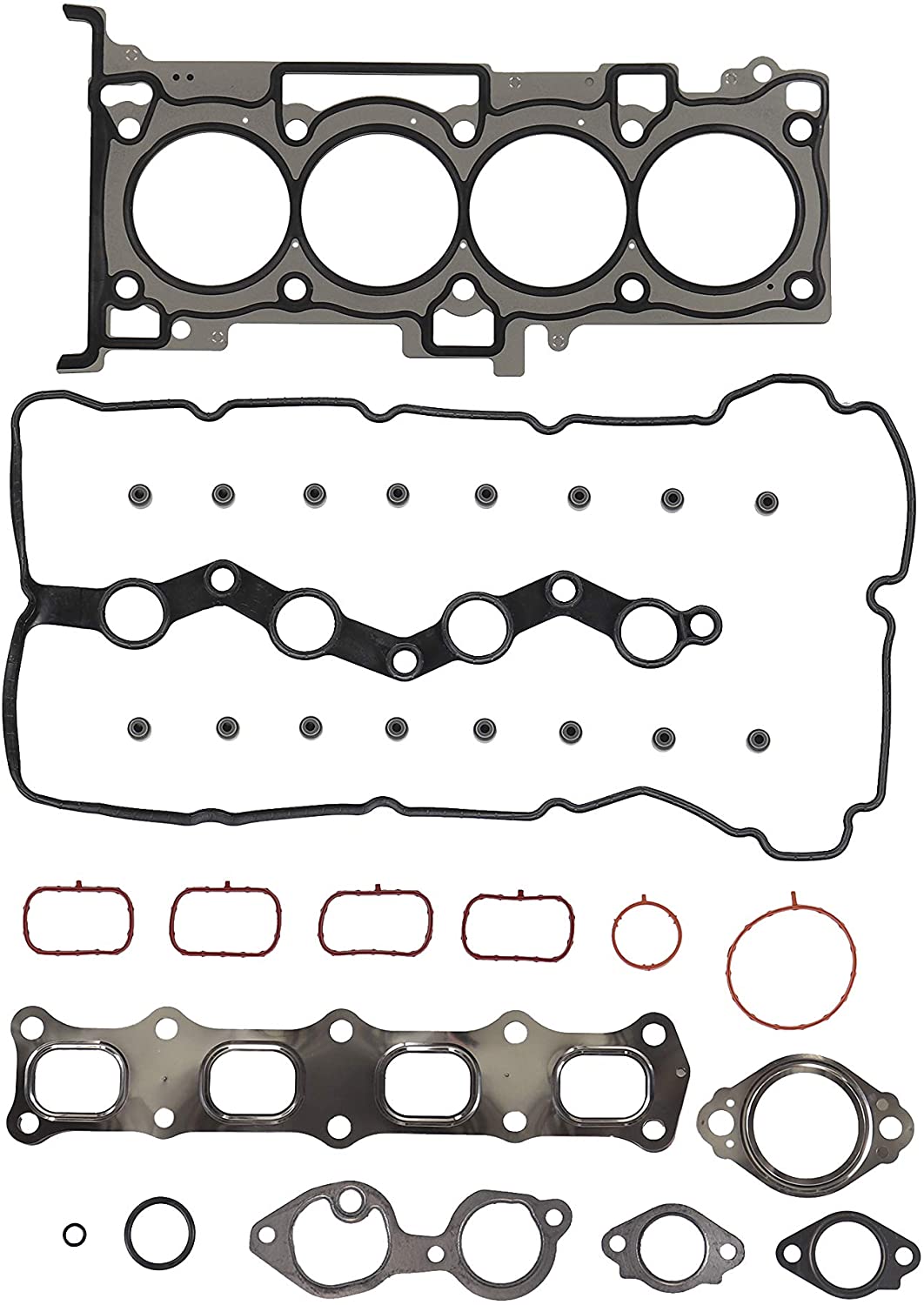 DNJ HGS180 MLS Head Gasket Set for 2008-2010 / Mitsubishi/Lancer, Outlander / 2.4L / DOHC / L4 / 16V / 144cid / 4B12