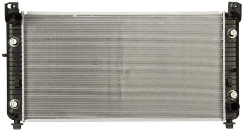 Klimoto Radiator With 1 1/4 Inch Thick Core | fits Chevrolet Silverado 2500 HD 3500 GMC Sierra 2500-3500 8.1L V8 | Replaces 15091841 15177266 15058684 62381413 52401619 15193104