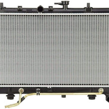 Klimoto Radiator with 1 Inch Thick Core | fits Kia Rio 2003-2005 1.6L L4 | Replaces 40876426788 25310FD000 25310FD010 KI3010117