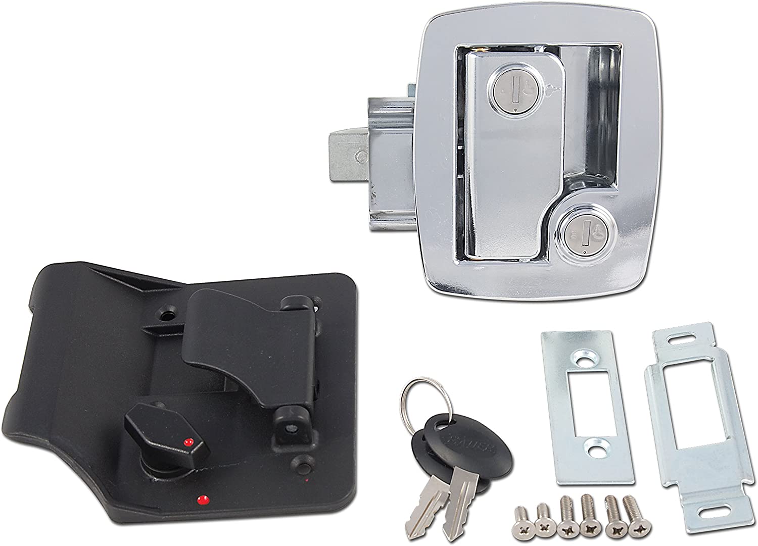 AP Products 013-535 Bauer RV Entry Door Lock, Chrome