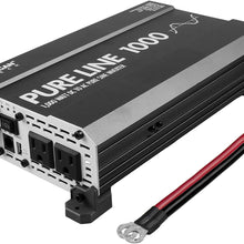 Wagan EL3804 Pure Line Inverter 1000 Watt DC 12V to 110V AC Car Power Inverter