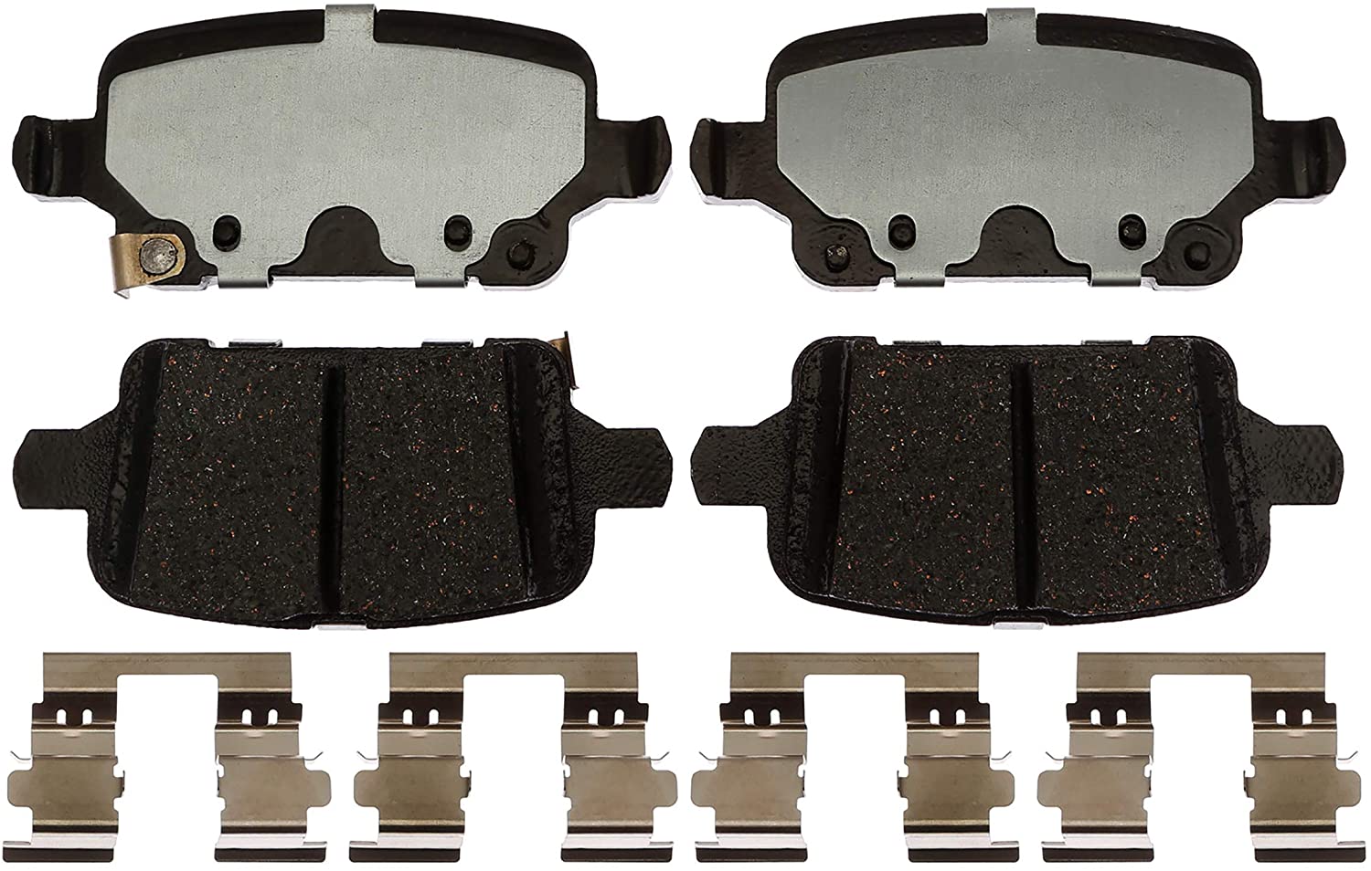 ACDelco 14D1857CH Advantage Disc Brake Pad Set