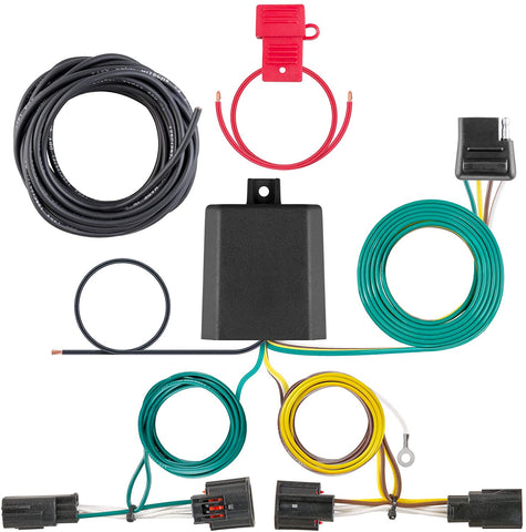CURT 56331 Vehicle-Side Custom 4-Pin Trailer Wiring Harness, Select Chrysler Town and Country, Dodge Grand Caravan