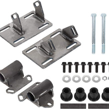 Adjustable Conversion Engine Mounts Plate Swap With Clam Shell Mounts Compatible With 1985-2004 Sonoma Chevrolet S10 GMC S15 LS LS1 LS2