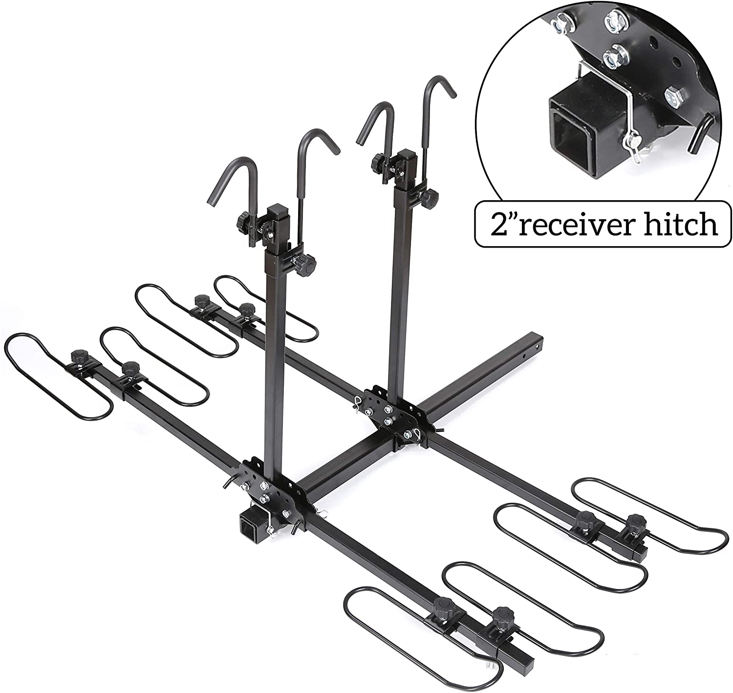 Universal 4 Bicycle Platform Bike Rider Carrier Mount Rack Fit 2
