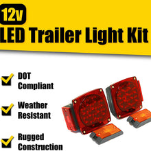 MaxxHaul 70205 12V All LED Submersible Trailer Light Kit
