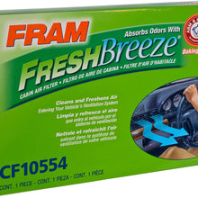 FRAM Fresh Breeze Cabin Air Filter Replacement for Car Passenger Compartment w/ Arm and Hammer Baking Soda, Easy Install, CF11182 for Select Acura and Honda Vehicles