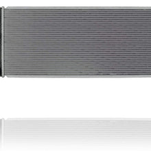 Radiator - PACIFIC BEST INC. For/Fit 16-17 Chevrolet Cruze-Sedan Automatic Transmission 1.4L-Turbo Engine - Plastic Tank, Aluminum Core - 13453907