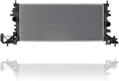 Radiator - PACIFIC BEST INC. For/Fit 16-17 Chevrolet Cruze-Sedan Automatic Transmission 1.4L-Turbo Engine - Plastic Tank, Aluminum Core - 13453907