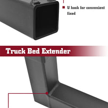 TAC 2" Truck Bed Trailer Hitch Mount Extender 500 LBS Capacity Utility Adjustable Universal Pick Up Extension Rack for Kayak Canoe Ladder Lumber Pipes Cargo Carrier Accessories with Pins