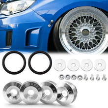 Xotic Tech JDM Quick Release Fasteners For Car Bumpers Trunk Fender Hatch Lids (Purple)