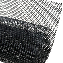 AUTOT 40 x 13 inch Car Grill Mesh Sheet, Black Painted Aluminum Alloy Grille Mesh Roll, 11 x 25 mm Hexagon-Shape Grids