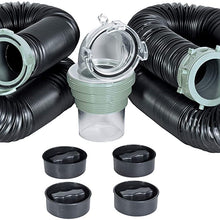 Duraflex Sewer Hose; Vortex; 20 Foot Over All Extended Length; Each 10 Foot Hose Collapses to 39 Inch