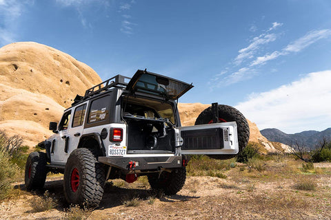 Body Armor 2007-2020 Compatible with Jeep Wrangler Jk JL Unlimited Interior Cargo Rack Black 5147