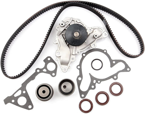 Scitoo Timing Belt Water Pump Kit Automotive Replacement for 1995-2005 Chrysler Sebring Cirrus Dodge Stratus Avenger Mitsubishi Eclipse Montero Sport Galant 2.5L 3.0L V6 SOHC 6G72 6G73