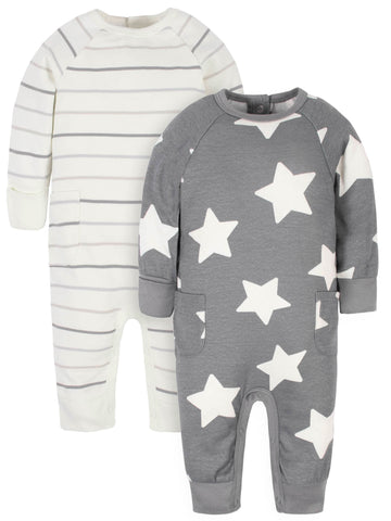 Modern Moments by Gerber® Baby Boy Coveralls, 2-Pack