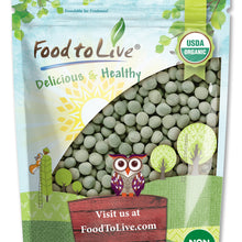 Organic Green Peas, 4 Pounds - Sproutable, Non-GMO, Kosher, Raw, Dried – by Food to Live