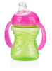Nuby 1 Pk 8 ounce 2-Handle Silicone Spout Cup, Colors May Vary