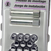 McGard 65457GDC Chrome/Gold SplineDrive Wheel Installation Kit (M12 x 1.5 Thread Size) - for 4 Lug Wheels