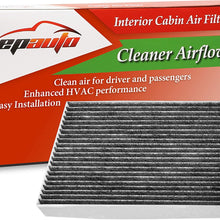 EPAuto CP181 (CF11181) Replacement for Cadillac/Chevrolet Premium Cabin Air Filter includes Activated Carbon
