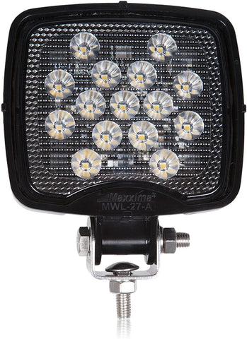 Maxxima MWL-19-A Black Black Round 15 LED Work Light (675 Lumens)