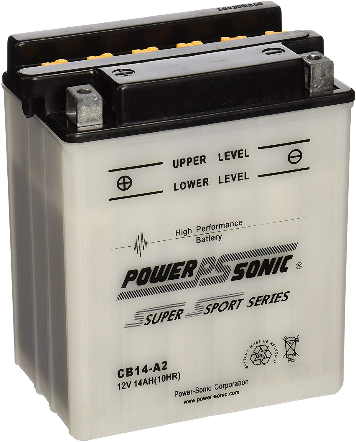 Power-Sonic CB14-A2 Conventional Powersport Battery