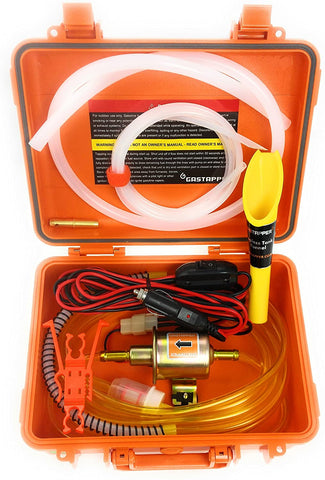 GasTapper 12V Gasoline Transfer Pump/Siphon UTV's, Boats, Equipment, Vehicles, Gas, Diesel - USA Built - Excellent Tool for Preppers