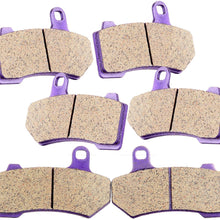 SCITOO Kevlar Carbon Fiber Brake Pads Fit for 08 09 10 11 12 13 14 Harley-Davidson Electra Glide Night Rod Night Rod Special Road Glide Road King Street Glide Street Rod V-Rod