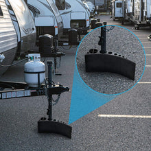 Kohree 2 Packs Camper Leveler, RV Leveling Ramp Blocks Chock Kit - Up to 30,000 lbs, Anti-Slip Mats Included, Faster and Easier to Level Your Camper Travel Trailer