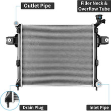Radiator Compatible with 2006-2010 Jeep Commander, for 2005-2010 Grand Cherokee 3.0L 3.7L V6 4.7L 6.1L V8 ATRD1061